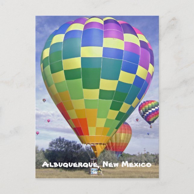 Cartão Postal balão fiesta 1 (Frente)