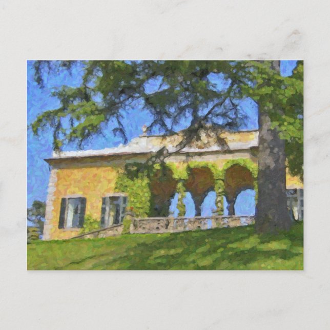 Cartão Postal Balbianello Balaustre em Como, cartão-postal (Frente)