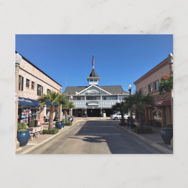 Cartão Postal Balboa Pavillion, Newport Beach, Califórnia (Frente)