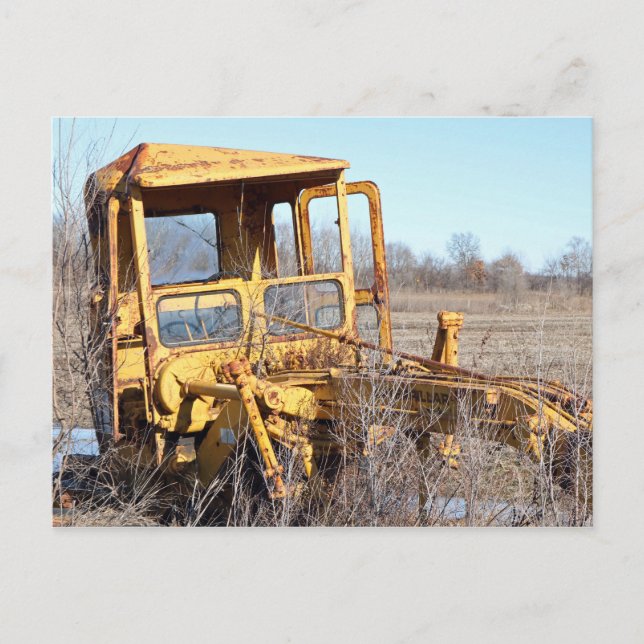 Cartão Postal Balde de ferrugem (Frente)