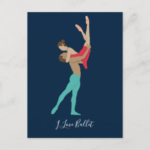 Cartão Postal Balé