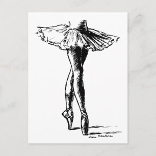 Cartão Postal Balé