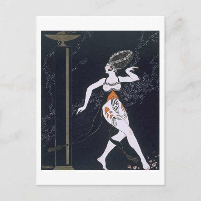 Cartão Postal Balé com Tamara Karsavina (1885-1978) 191 (Frente)