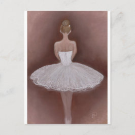 Cartão Postal Balé Dancer em tutu