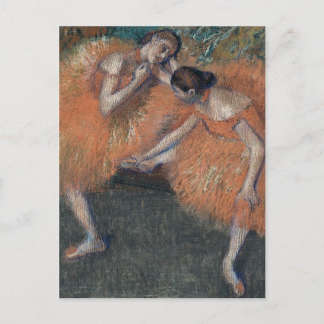 Cartão Postal Balé Dancers Edgar Degas (Frente)
