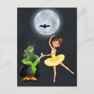 Cartão Postal Balé de Ballerina e Cauldron