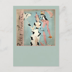 Cartão Postal Balé e Teatro
