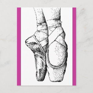 Cartão Postal Balé — En Pointe