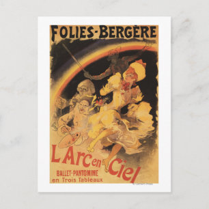 Cartão Postal Balé L'Arc-en-Ciel em Folies-Bergere