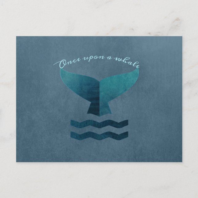 Cartão Postal baleia (Frente)