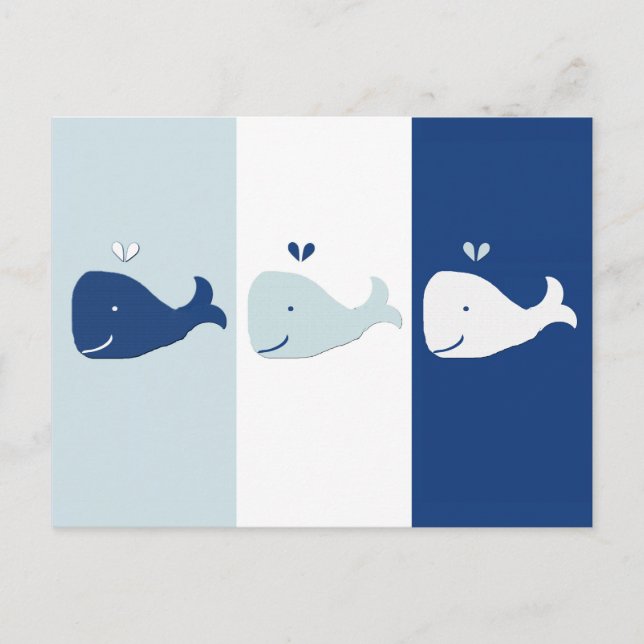 Cartão Postal Baleia (Frente)