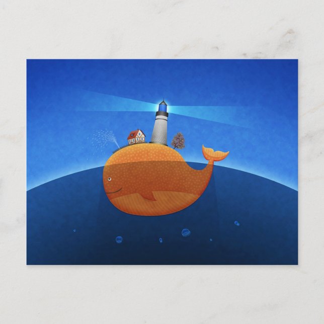 Cartão Postal Baleia (Frente)