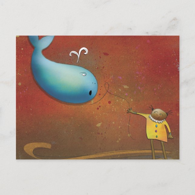 Cartão Postal Baleia - Baleia - Nova Zelândia (Frente)