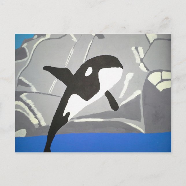 Cartão Postal Baleia salgada (Frente)