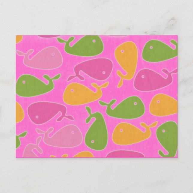 Cartão Postal baleias canarenses novas (Frente)