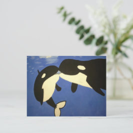 Cartão Postal Baleias Cuecas