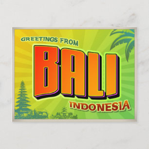 CARTÃO POSTAL BALI