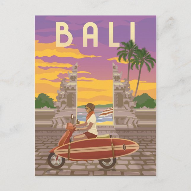Cartão postal Bali (Frente)