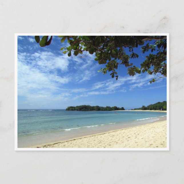 Cartão Postal bali Beach (Frente)
