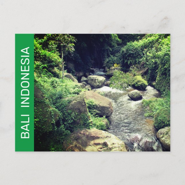 Cartão postal Bali Indonésia (Frente)