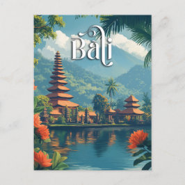 Cartão Postal Bali Paraíso: Monte Meru Majestoso