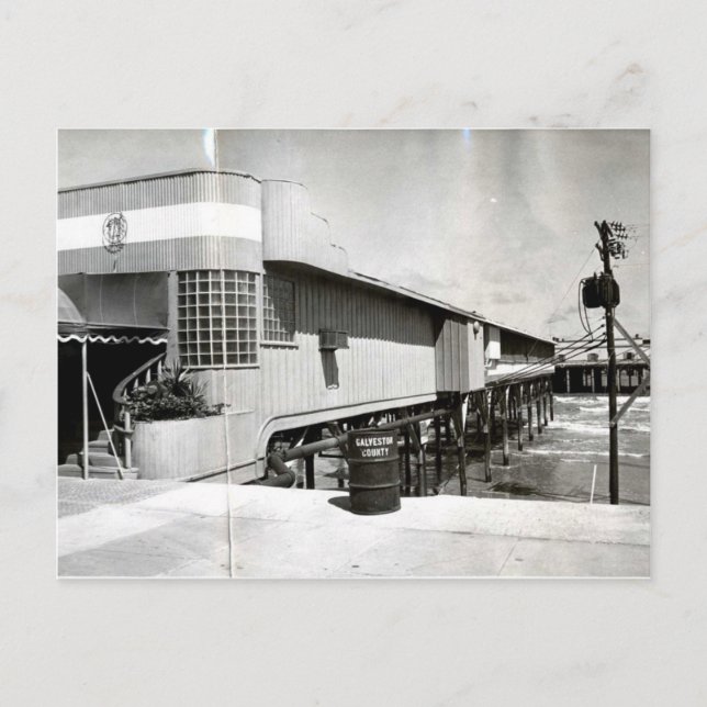 Cartão Postal *Balinese Room em Galveston, Texas (Frente)