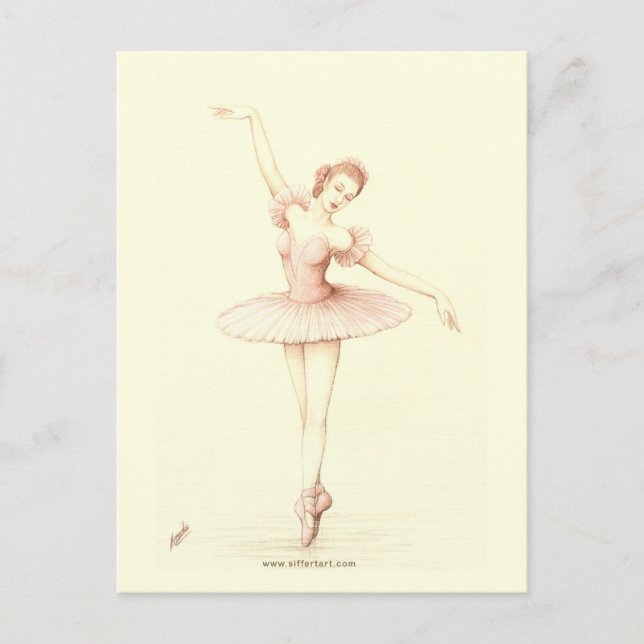 Cartão Postal Ballerina (Frente)