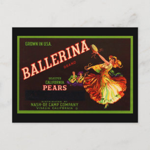 Cartão Postal Ballerina
