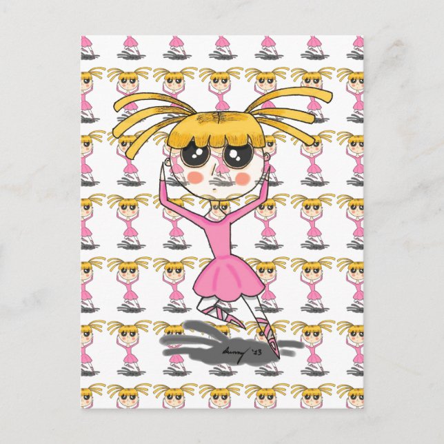 Cartão postal Ballerina (Frente)