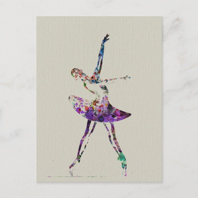 Cartão Postal Ballerina (Frente)