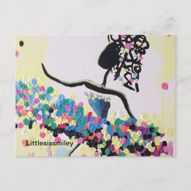 Cartão postal Ballerina (Frente)
