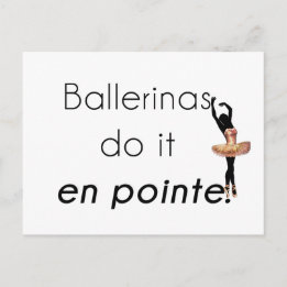 Cartão Postal Ballerinas!