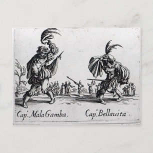 Cartão Postal Balli de Sfessania, c.1622