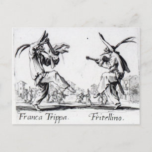 Cartão Postal Balli de Sfessania, c.1622
