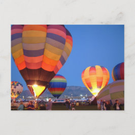 Cartão Postal Balloon glow postcard