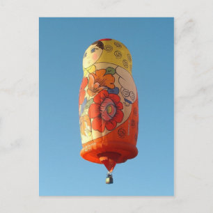 Cartão Postal Balloon Matroesjka