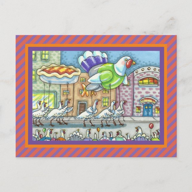 CARTÃO POSTAL BALÕES DE HÉLIO DE PARADE DO DIA TURQUIA ENGRAÇADO (Frente)