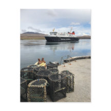 Balsa Calmac navegando para Islay na Escócia