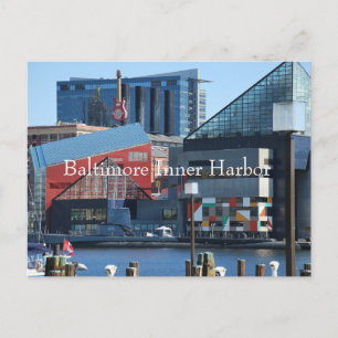 Cartão Postal Baltimore Inner Harbor