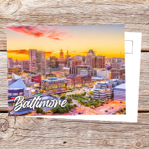 Cartão Postal Baltimore, Maryland, EUA