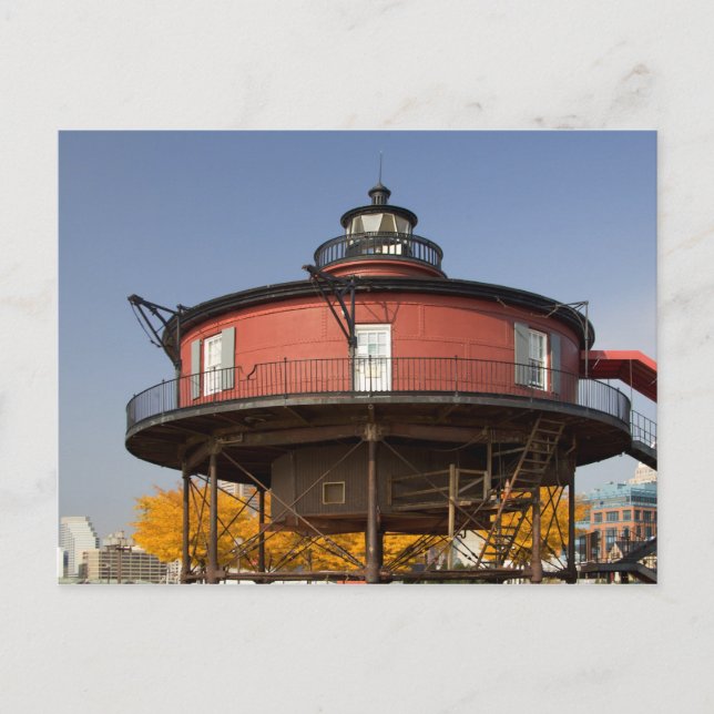 Cartão Postal BALTIMORE, MARYLAND. EUA. Mate de 7 Pés (Frente)