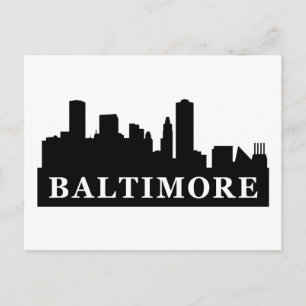 Cartão Postal Baltimore Skyline