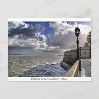 Cartão Postal Baluarte de la Candelaria ,Cádis