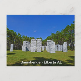 Cartão Postal Bamahenge - Elberta AL