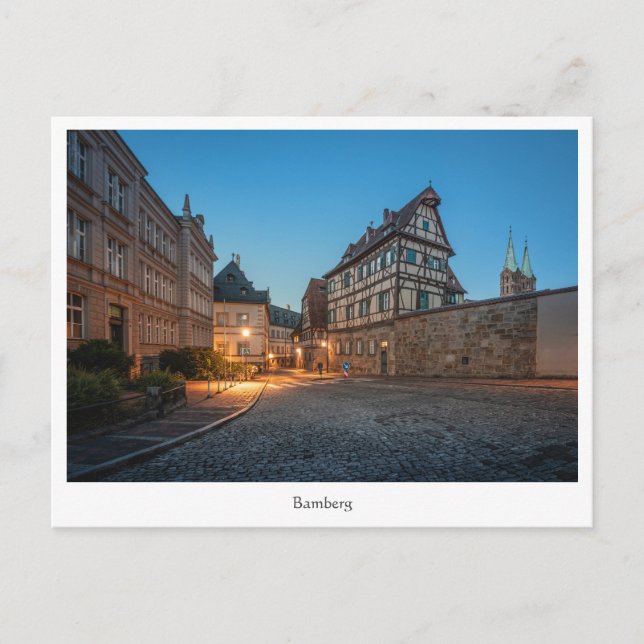 Cartão Postal Bamberg Alemanha (Frente)