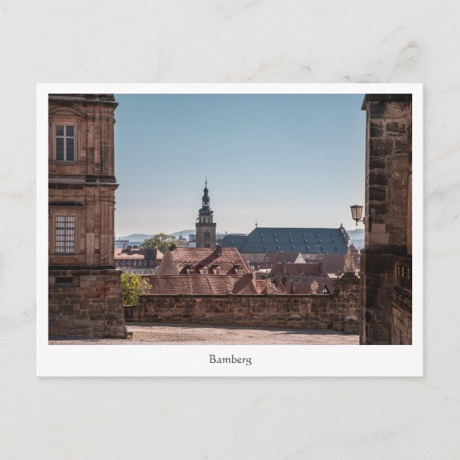 Cartão Postal Bamberg Alemanha (Frente)