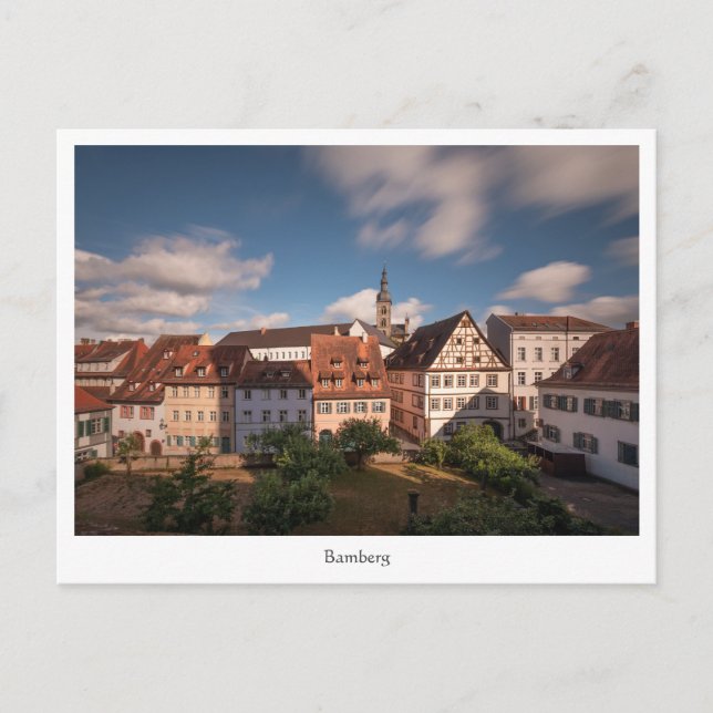 Cartão Postal Bamberg Alemanha (Frente)