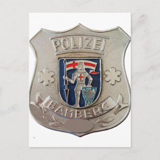 Cartão Postal Bamberg Polizei