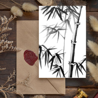 Cartão Postal Bambu - Estilo Chinês - sem moldura