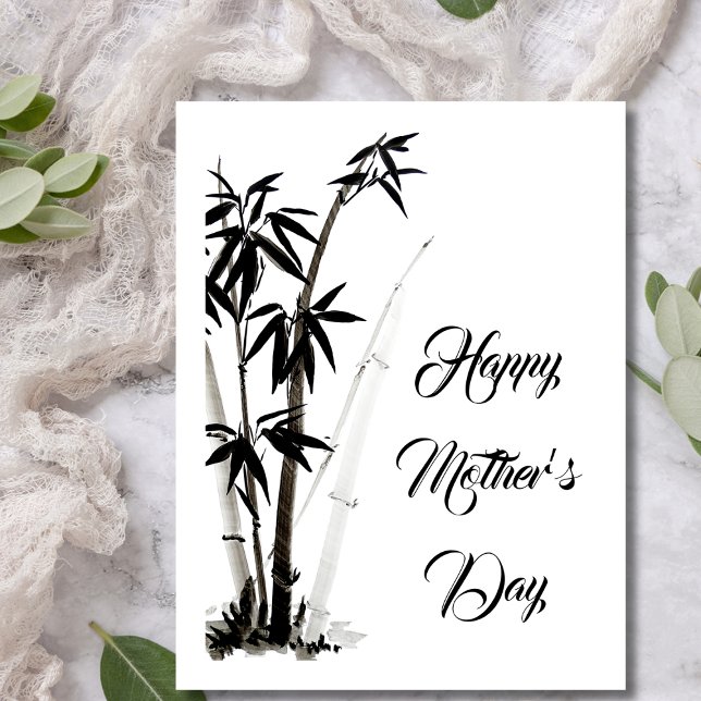 Cartão Postal Bambu Preto - Tinta (Criador carregado)